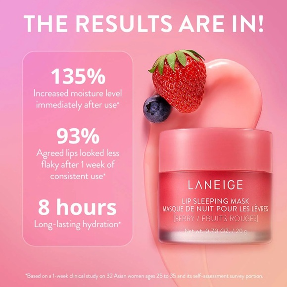 New! 👄Laneige Lip MASK in Berry - Picture 5 of 7